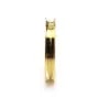 Snowflake pendant plated "flash" gold brass 5.8mm x 8pcs