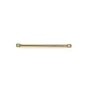 Intercalaire en forme de tube 1.5x30mm , plaqué par "flash" or sur laiton x  10pcs