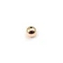 Boule Plaquée par "flash" or sur laiton 1.6x5mm x 4pcs
