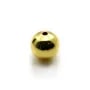 Boule Plaquée par "flash" or sur laiton 1.7x10mm x 2pcs