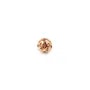 Boule ajourée  dorée sur laiton 5.5mm x 4pcs