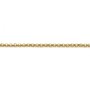 Chain in jaseron mesh, in flash gold, mesh measuring 1.7mm x 1M