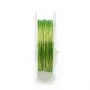Fil cablé 7 brins vert jade 0.38mm x 10 m