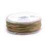 Cordonnet coton ciré beige 1.5mm  x 20m