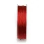Fil polyester de couleur rouge pailleté 0.8mm x 29m
