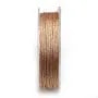 Fil polyester de couleur rose pailleté, 0.8mm x 29m