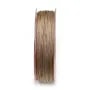 Fil polyester de couleur "café au lait", 0.8mm x 30m