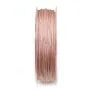 Fil polyester de couleur rose poudré, 0.8mm x 30m
