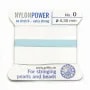 Fil power nylon avec aiguille inclus, de couleur turquoise x 2m