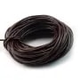 Fil en cuir marron  1.0mm x 1m 