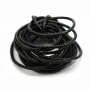 Fil en cuir noir 1.0mm x 1m 