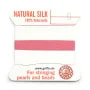 Fil du soie 0.3mm rose foncé x 2m