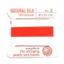 Fil du soie 0.45mm corail x 2m