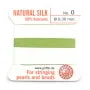 Fil du soie 0.3mm vert jade x 2m