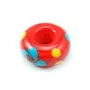 Pandora verre dessin fleur  rouge&bleu& jaune x 1pc