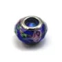 Pandora bleu& white 13.9mm x1pc