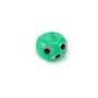 Pandora verre menthe à l'eau & rose dragée & noir 14mm x 1pc