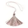 Imitation silk bicolore pompon 40mm x 1pc