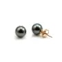 Boucle d'oreille perle tahiti x 2pcs