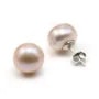 Boucles d'oreilles perle d'eau douce 7-8mm x 2pcs