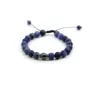 Bracelet de sodalite matte & perle de culture de tahiti x 1pc