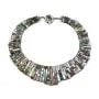 Collier simple nacre abalone 16.3x43.2mm x 1pc