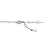 Collier en argent 925 & pierres de quartz rose x 1pc