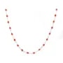Colliers en cornaline chaine argent 925 x 1pc