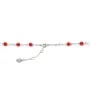 Colliers en cornaline chaine argent 925 x 1pc