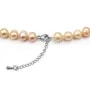 Collier Perle D'eau Douce Saumon