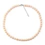 Collier Perle D'eau Douce Saumon