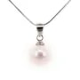 White oval freshwater cultured pearls 7-8mm x 4pcs