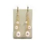 Boucle d’oreille en gold filled perle de culture d'eau douce  x 2pcs