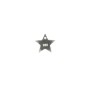 925 silver charm medal engraving, in shape of stars measuring 10mm  x 2pcs 