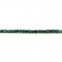 Malachite en forme de cube facette 2mm x 40cm