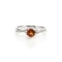 Bague tourmaline rouge en argent 925 rhodié x 1pc