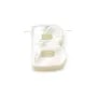 White mother-of-pearl flower beads on thread 6mm x 40cm (15pcs)