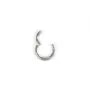 Fermoir mousqueton rond en argent 925 16mm x 1pc