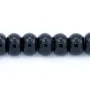 Onyx black, round, 4x6mm x 40cm