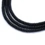 Onyx noir, rondelle 2x4mm x 40cm