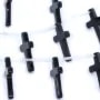 Onyx black, cross, 20x30mm x 40cm