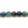 Azurite malachite rond 8mm x 40cm