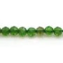 Tsavorite ronde facette 2mm x 40cm