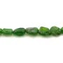 Tsavorite en forme baroque x 40cm