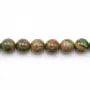 Jaspe unakite ronde 8mm x 40cm