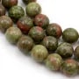 Jaspe unakite ronde 8mm x 40cm