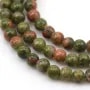 Jaspe unakite ronde 4mm x 40cm