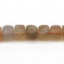 Multicolored tourmaline, in round and flat faceted shape, 4mm x 40cm