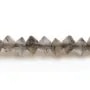 Pierre de lune grise rondelle boulier 2x3mm x 39cm