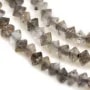 Pierre de lune grise rondelle boulier 2x3mm x 39cm